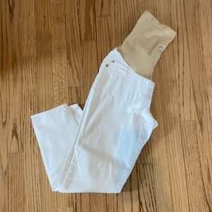 Maternity White Jeans